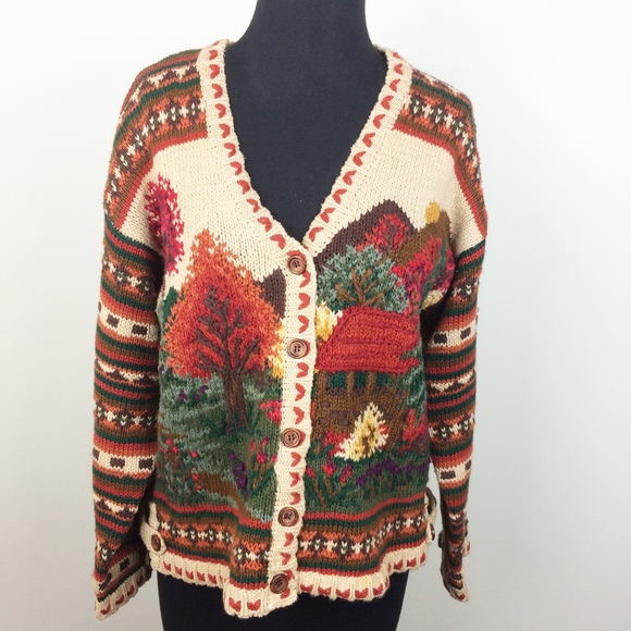 Hand Knitted Northern Isles Cardigan Sp 